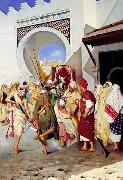 unknow artist, Arab or Arabic people and life. Orientalism oil paintings  533